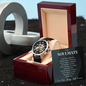 To My Soulmate | Men's Openwork Watch