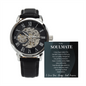 To My Soulmate | Men's Openwork Watch