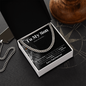 To My Son | Cuban Link Chain Necklace
