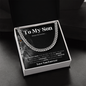 To My Son | Cuban Link Chain Necklace