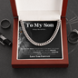 To My Son | Cuban Link Chain Necklace