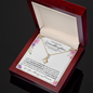 To My Beautiful Granddaughter | Alluring Necklace
