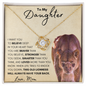 To My Daughter | Old Lioness Love Knot Necklace