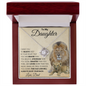 To My Daughter | Old Lion Love Knot Necklace