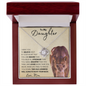 To My Daughter | Old Lioness Love Knot Necklace