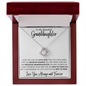 To My Beautiful Granddaughter | Love Knot Necklace