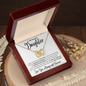 To My Beautiful Daughter | Precious Interlocking Heart Necklace