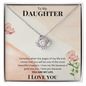 To My Daughter | Love Knot Necklace