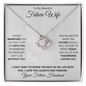 To My Beautiful Future Wife | Love Knot Necklace