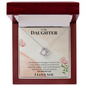 To My Daughter | Love Knot Necklace