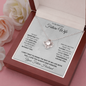 To My Beautiful Future Wife | Love Knot Necklace