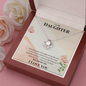 To My Daughter | Love Knot Necklace
