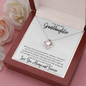 To My Beautiful Granddaughter| Love Knot Necklace
