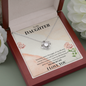 To My Daughter | Love Knot Necklace