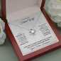 To My Beautiful Future Wife | Love Knot Necklace
