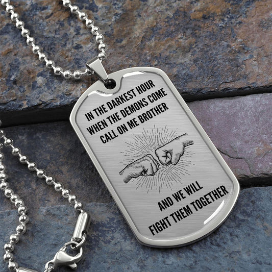 Soldiers Dog Tag | Call On Me Brother