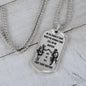 Call On Me Brother | Veteran Dog Tag Necklace