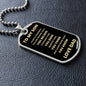 To My Son | Always Remember Dog Tag