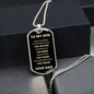 To My Son | Always Remember Dog Tag