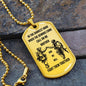 Call On Me Brother | Veteran Dog Tag Necklace