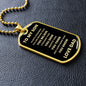 To My Son | Always Remember Dog Tag