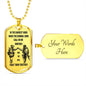 Call On Me Brother | Veteran Dog Tag Necklace