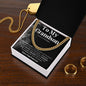 To My Grandson | Lion Cuban Link