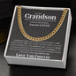 To My Grandson Cuban Link