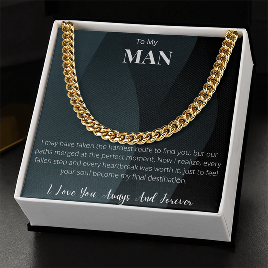 To My Man | Cuban Link Chain