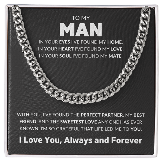 To My Man | I Found My Home Cuban Link