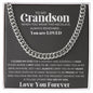 To My Grandson Cuban Link