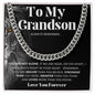 To My Grandson | Lion Cuban Link