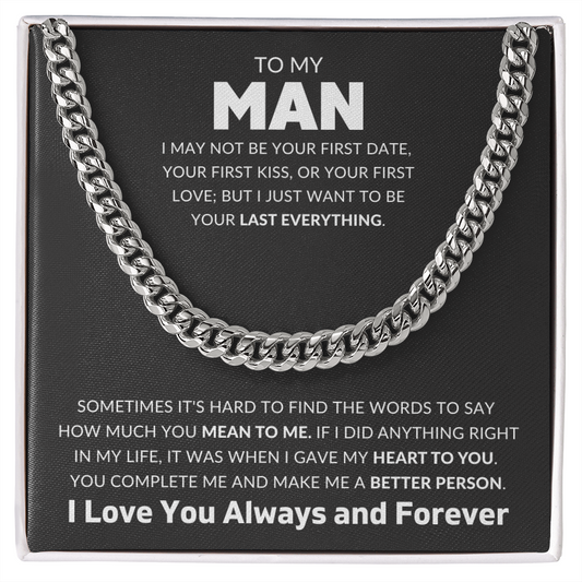 To My Man | Last Everything Cuban Link