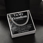 To My Grandson | Lion Cuban Link