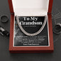 To My Grandson | Lion Cuban Link