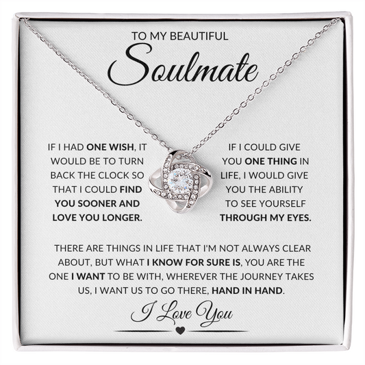 To My Beautiful Soulmate | One Wish Love Knot