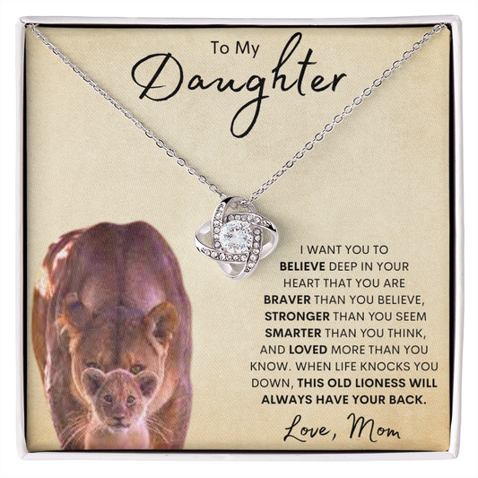 To My Daughter | Lion Love Knot