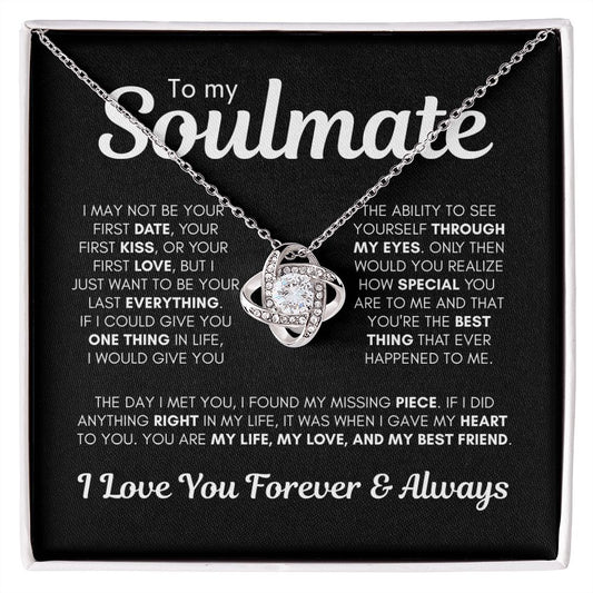 To My Soulmate | Missing Piece Love Knot