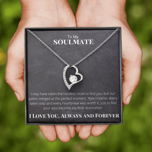 To My Soulmate | Forever Love Necklace