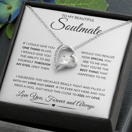 To My Beautiful Soulmate | Forever Love Necklace