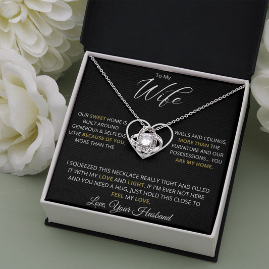 To My Wife | Love Knot Necklace