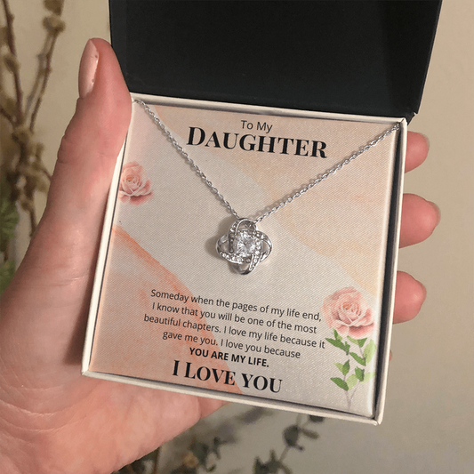 To My Daughter | Love Knot Necklace